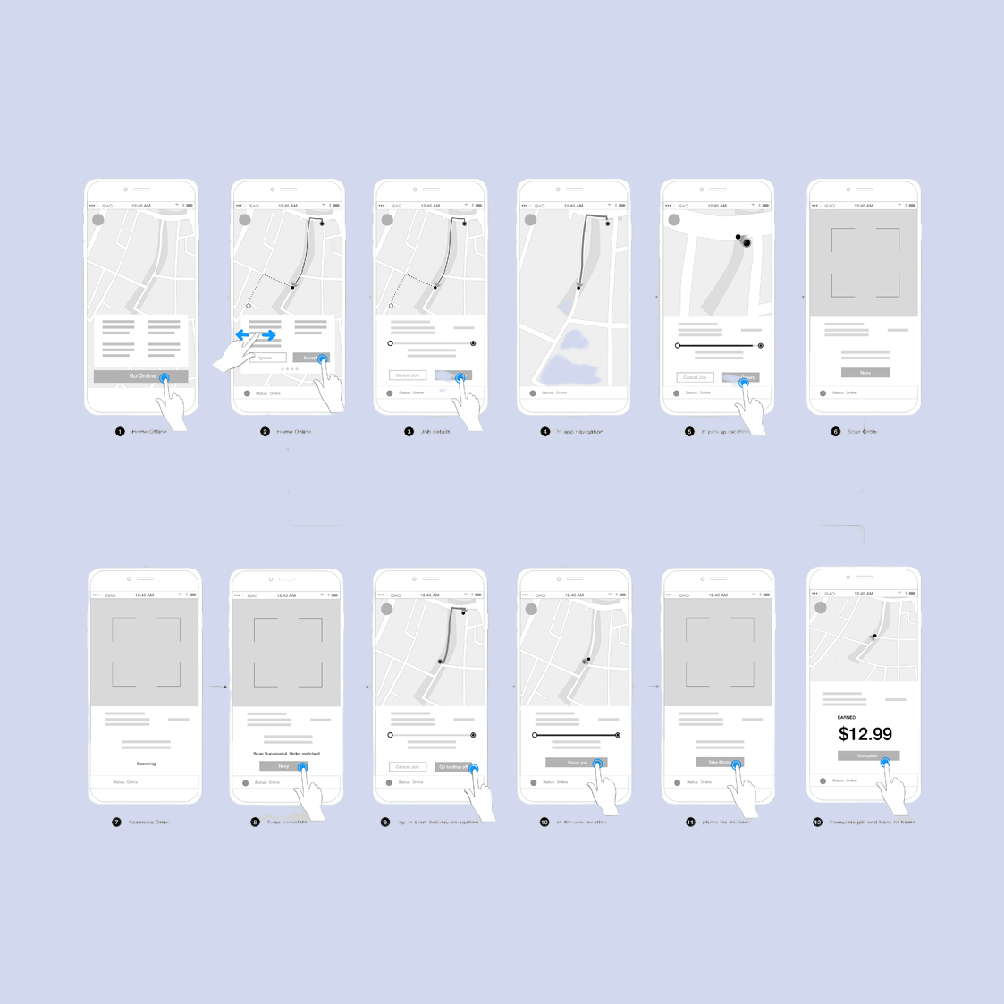 Food delivery App İmage